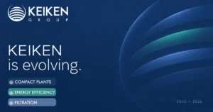KEIKEN is evolving: KEIKEN Group y sus tres divisiones, COMPACT PLANTS, ENERGY EFFICIENCY y FILTRATION